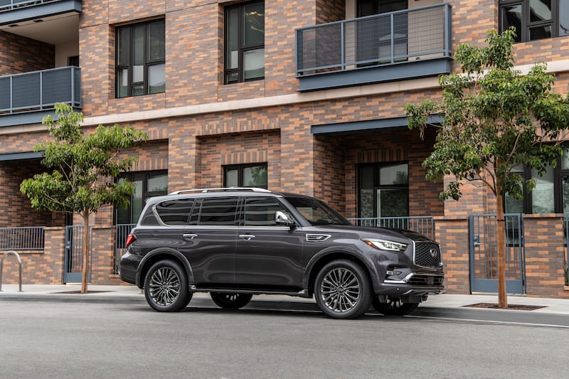 You could call the current model of Infiniti’s flagship SUV, the QX80, the grande dame of luxury.